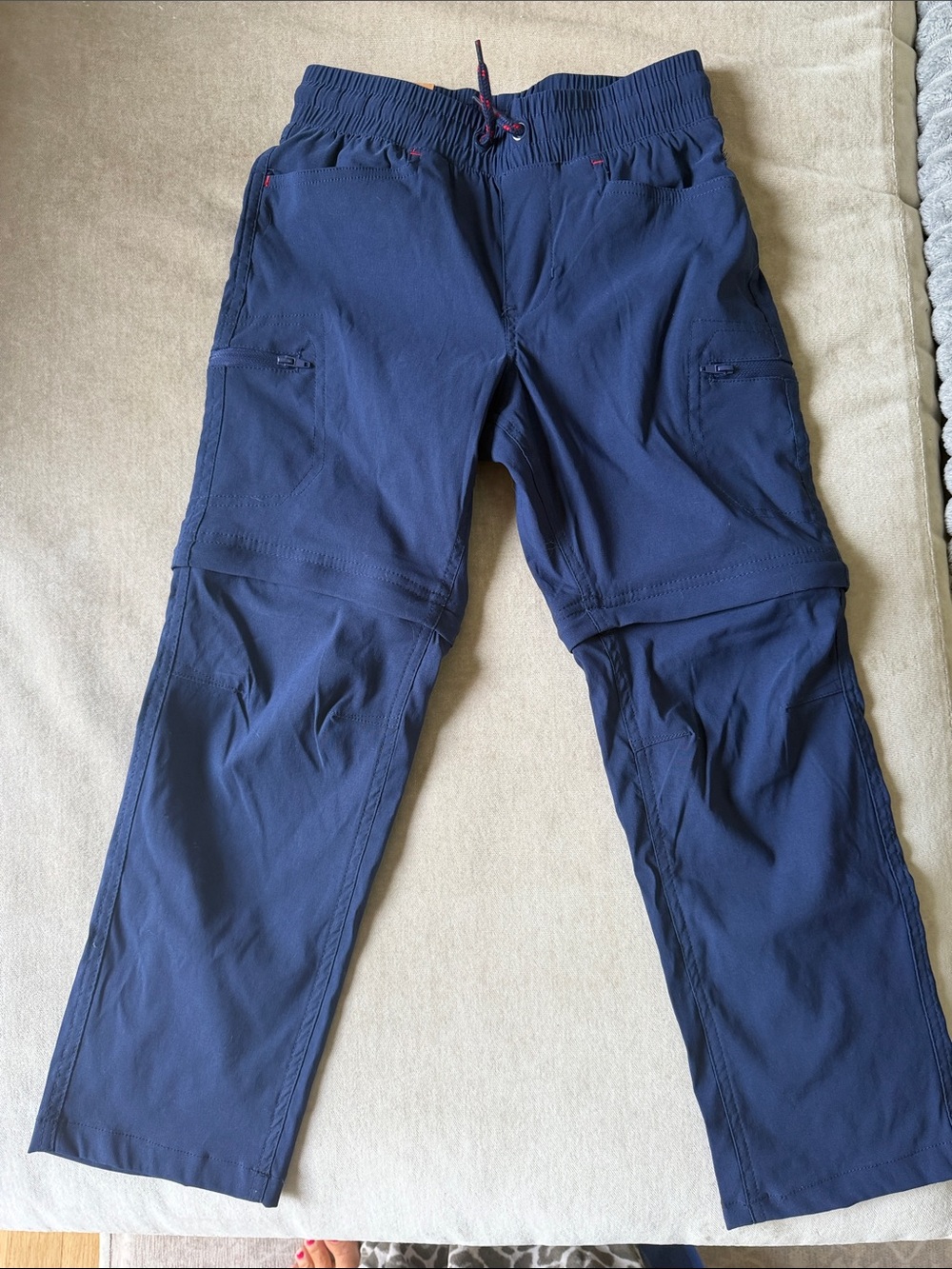 Eddie Bauer Navy Zip-Off Cargo Pants